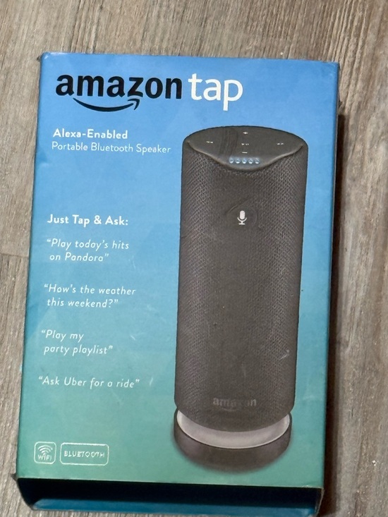 Amazon Other - Amazon Tap Portable is Alexa-Enabled Bluetooth Speaker - Black